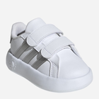 Tenisówki dziecięce dla dziewczynki na rzepy Adidas Grand Court 2.0 Cf ID5274 24 Białe (4066765034984) - obraz 2