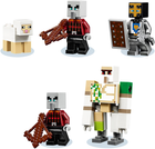 Конструктор LEGO Minecraft Лігво розбійників 303 деталі (21159) (5702016618266) - зображення 10