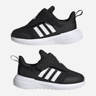 Buty sportowe chłopięce na rzepy Adidas Fortarun 2.0 Ac I IG2555 26 Czarne (4066756724177) - obraz 9
