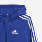 Дитячий спортивний костюм (толстовка + штани) для хлопчика Adidas I 3S Fz Fl Jog IB4763 86 Синій/Сірий (4066762269181) - зображення 5