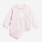Дитячий спортивний костюм (толстовка + штани) для дівчинки Adidas I Bos Jog Ft IJ8863 86 Рожевий (4066762219506) - зображення 1