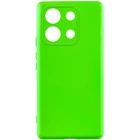 Чохол TPU GETMAN Liquid Silk Full Camera для Xiaomi Redmi Note 13 Pro 4G / Poco M6 Pro 4G / Note 14S Салатовий / Neon Green