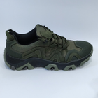 Тактичні кросівки демісезонні Olive (олива, зелені) нубук/кордура р. 43 - зображення 6