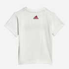 Komplet chłopięcy letni (koszulka + spodenki) Adidas I Lin Co T Set HR5890 80 Biały/Czarny (4066748153527) - obraz 3