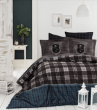 Комплект постельного белья Satin Cotton First Choice - First Choice - S-281 DORIS BROWN - Евро - Коричневый