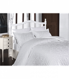 Комплект постельного белья Satin Cotton First Choice - First Choice - S-341 SWETA WHITE - Евро - Белый