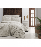 Комплект постільної білизни Satin Cotton First Choice - First Choice - S-342 SWETA BEIGE - Полуторний - Бежевий