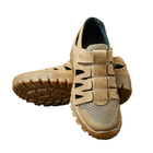 Тактичні сандалі літні кросівки PAV 191 Silver койот шкіряні сітка 42 - зображення 5