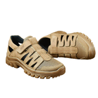 Тактичні сандалі літні кросівки PAV 191 Silver койот шкіряні сітка 42 - зображення 6