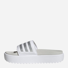 Klapki damskie na platformie Adidas Adilette Platform IE9703 40.5 Białe (4066754066637) - obraz 3