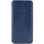 Шкіряний чохол-книжка GETMAN Cubic (PU) для Samsung Galaxy A16 4G/5G (Синій)