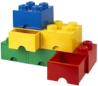 Pudełko LEGO Storage Brick 8 z szufladą i ośmioma wypustkami Niebieskie (40061731) - obraz 5