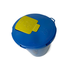 Контейнер для медичних відходів 7 л, вторинний пластик, синій - зображення 4