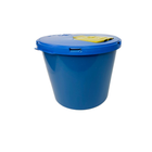 Контейнер для медицинских отходов 8 л, вторичный пластик, синий - изображение 4