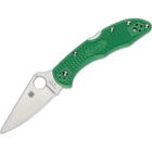 Нож Spyderco Delica 4 Flat Ground Зеленый (1013-87.01.34) - изображение 2