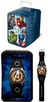 Zegarek analogowy Kids Euroswan w metalowym opakowaniu Avengers MV15788 (8435507834452) - obraz 3