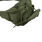 Сумка на пояс Camo Military Gear Kangoo з системою MOLLE 3 л Оливковий - зображення 7