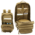 Рюкзак Protector plus S458 с системой лямок Molle 45л Coyote brown - изображение 5