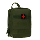 Подсумок-органайзер под аптечку Protector Plus A015 с системой MOLLE Army Green