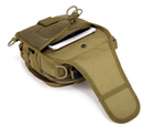 Сумка-рюкзак через плечо Protector Plus X202 с системой Molle 5л Wolf brown - изображение 4