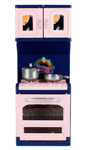 Набір кухонних меблів для ляльок Mega Creative з аксесуарами Синьо-рожевий (5908275188971) - зображення 5