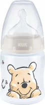 Пляшечка для годування Nuk First Choice Winnie The Pooh з індикатором температури Блакитна 150 мл (4008600441250) - зображення 1