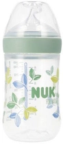 Пляшечка для годування Nuk For Nature M з силіконовою соскою Зелена 260 мл (4008600441168) - зображення 1
