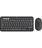Комплект (клавіатура, миша) бездротовий Logitech Pebble 2 Combo Graphite (920-012239)