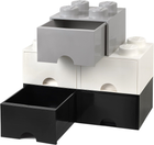 Pojemnik LEGO Storage Brick 8 z szufladami do przechowywania Biały (40061735) - obraz 5