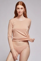 Женская футболка 123P1 Gisela телесная XL