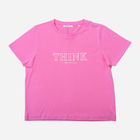 Koszulka damska basic Tom Tailor 1039870 M Różowa (4067261813783) - obraz 1