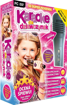 Gra na PC: Karaoke dla dziewczynek (nowa edycja) z mikrofonem (Płyta DVD) (5907595772891) - obraz 1