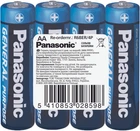 Батарейки Panasonic General Purpose угольно-цинковые AA (R6) пленка, 4 шт (R6BER/4P)