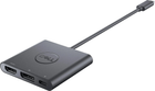 Adapter Dell USB-C - DisplayPort w/ Power Delivery Black (470-AEGY) - obraz 3