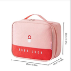 Компактная водонепроницаемая аптечка органайзер для лекарств / Сумка-аптечка для дома, автомобиля, путешествий Pink - изображение 2