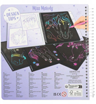 Скетчбук для малювання Depesche Miss Melody Magic Scratch (4010070664831) - зображення 2