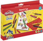 Zestaw do malowania Hasbro Play-Doh Stencil 20 elementów (8715427090382) - obraz 1