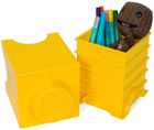 Коробка для зберігання LEGO Storage Brick 1 Жовта (40011732) - зображення 3