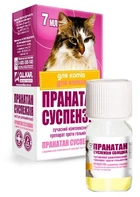 Суспензия против внутренних паразитов для котов O.L.KAR Пранатан 7 мл 07599