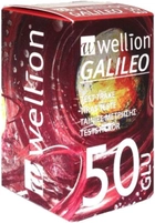 Тест-смужка для визначення рівня глюкози у крові Wellion Galileo WELL10-15 50 шт. - зображення 1