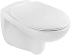 Унітаз підвісний безобідковий KRONER Oker WHI533536 Rimless iз сидінням Soft Close дюропласт