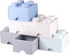 Контейнер для зберігання LEGO Storage Brick 4 з висувним ящиком Блакитний (40051736) - зображення 4