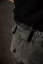 Штани чоловічі карго модель SLAVA чорні розмір 31/30 + подарунок шеврон "ПОЛІЦІЯ" розмыром 12*2,5 см - зображення 6