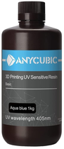 Базова смола Anycubic для 3D принтера Блакитна 1 кг (SPTBL-102C) - зображення 1