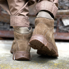 Тактические мужские ботинки с гербом Kindzer натуральная кожа 44 койот - изображение 10