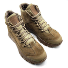Тактические мужские ботинки с гербом Kindzer натуральная кожа 46 койот - изображение 2