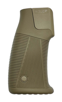 Пистолетная рукоятка DLG Tactical (DLG-182) для AR-15 (полимер) обрезиненная, койот - изображение 1