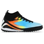 Сороконожки футбольные с носком SP-Sport Active 768G-1-1 размер 45 Black-Light Blue-Orange