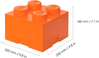 Pojemnik do przechowywania LEGO Storage Brick 4 Pomarańczowy (40031760) - obraz 3