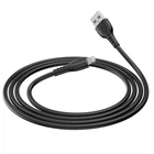 Кабель BOROFONE BX51 USB to Lightning 2.4A 1m PVC connectors Black (6931474743893)